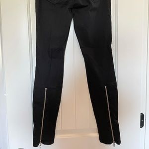 J Brand black zipper jeans